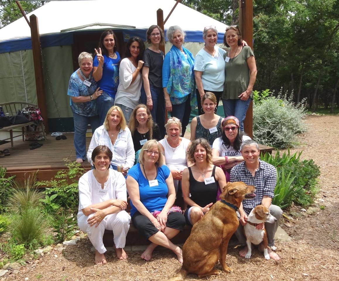 May, 2016 Deathwalker Training and Funeral Master Class participants, along with Zenith Virago, at the Dharma Ranch Retreat Center in San Marcos, Texas. 